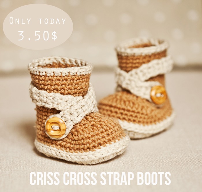 New pattern – Criss Cross Strap Boots
